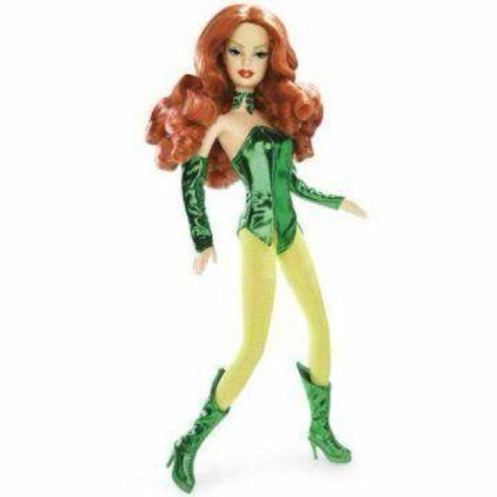 New Sealed! 2004 Mattel Barbie DC Comics Poison Ivy Doll w/ Lunchbox H1668 NRFB